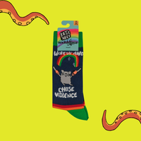 Chose Violence Socks - Socktopus X Katie Abey