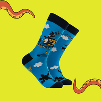 Feather's Train Socks - Wallace and Gromit