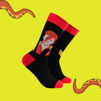 David Bowie Socks - Ziggy Sockdust