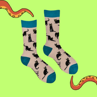 Black Cats Bamboo Socks