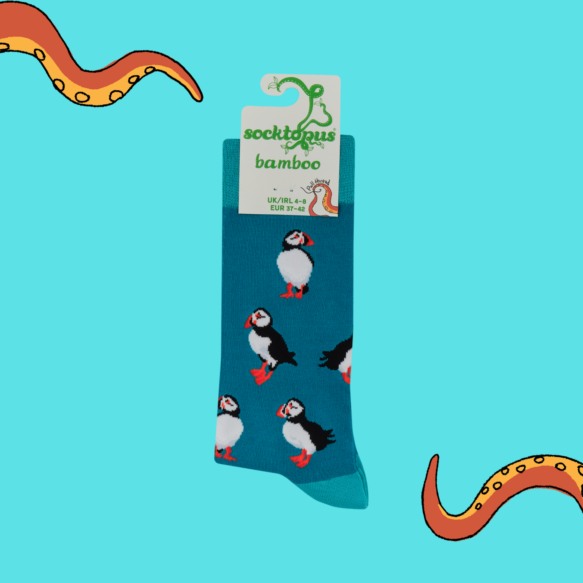 Puffin Bamboo Socks - Huffin' and Puffin'