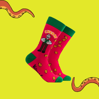 Wallace Cheese Socks - Wallace and Gromit