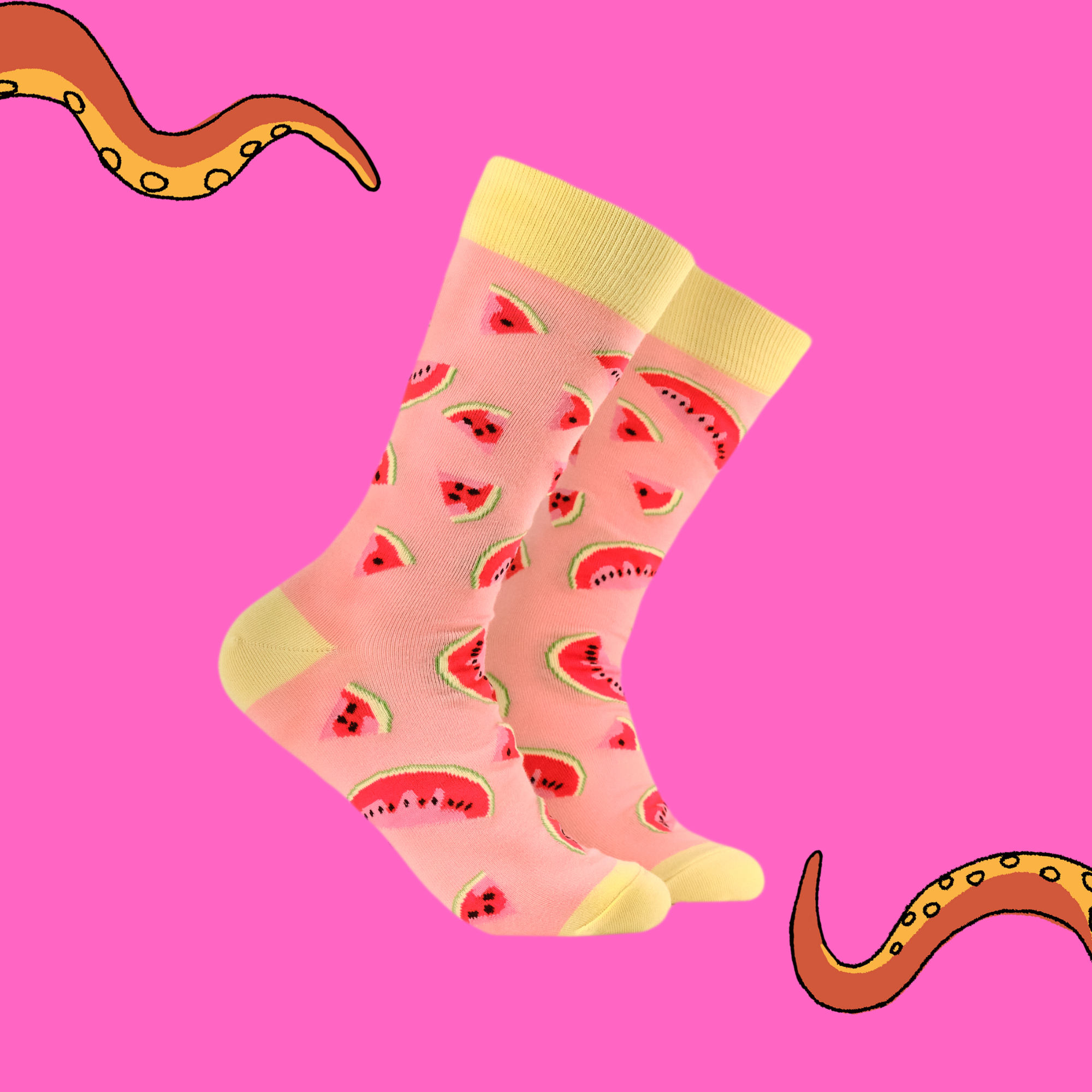 Watermelons Bamboo Socks