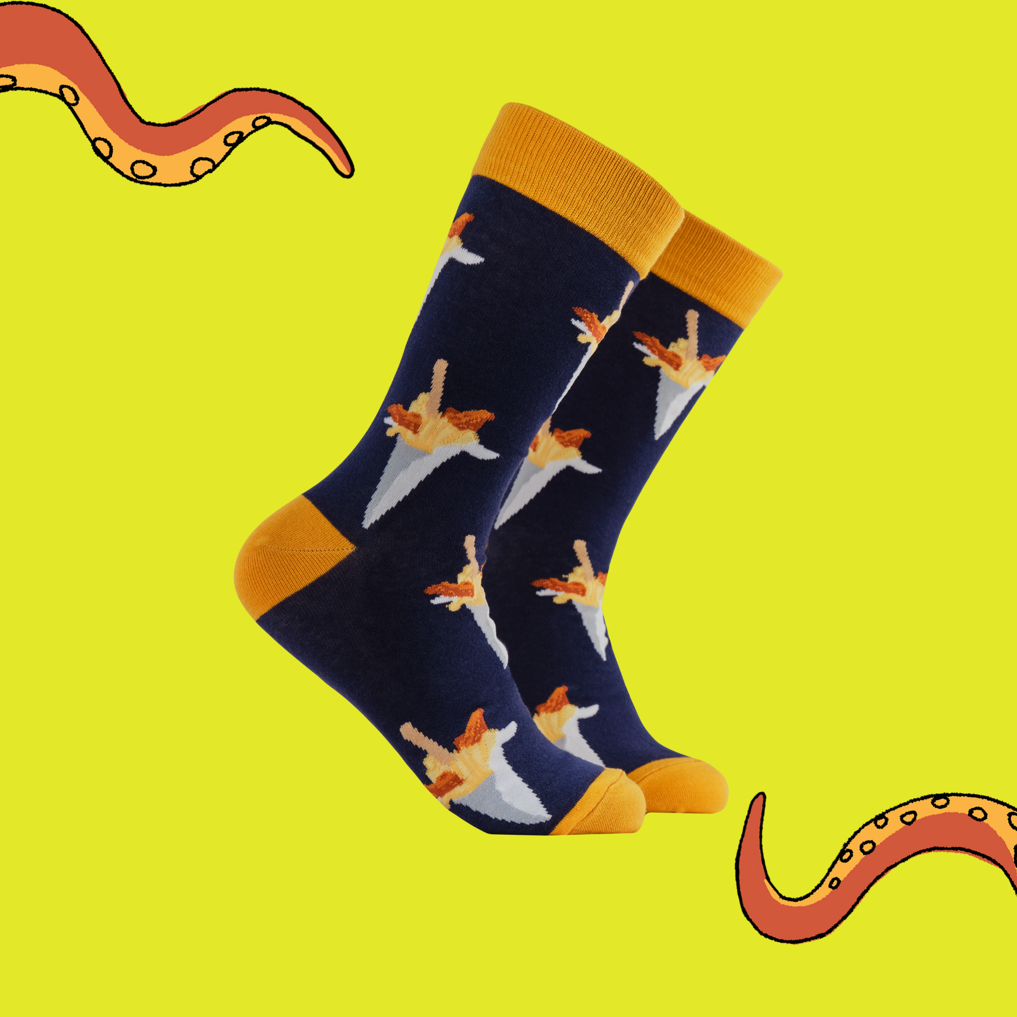 Fish and Chips Socks - Fry-Day Night