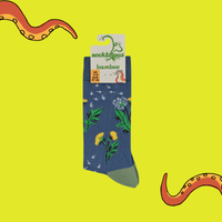 Bamboo Socks - Dandelion and Bur-Sock