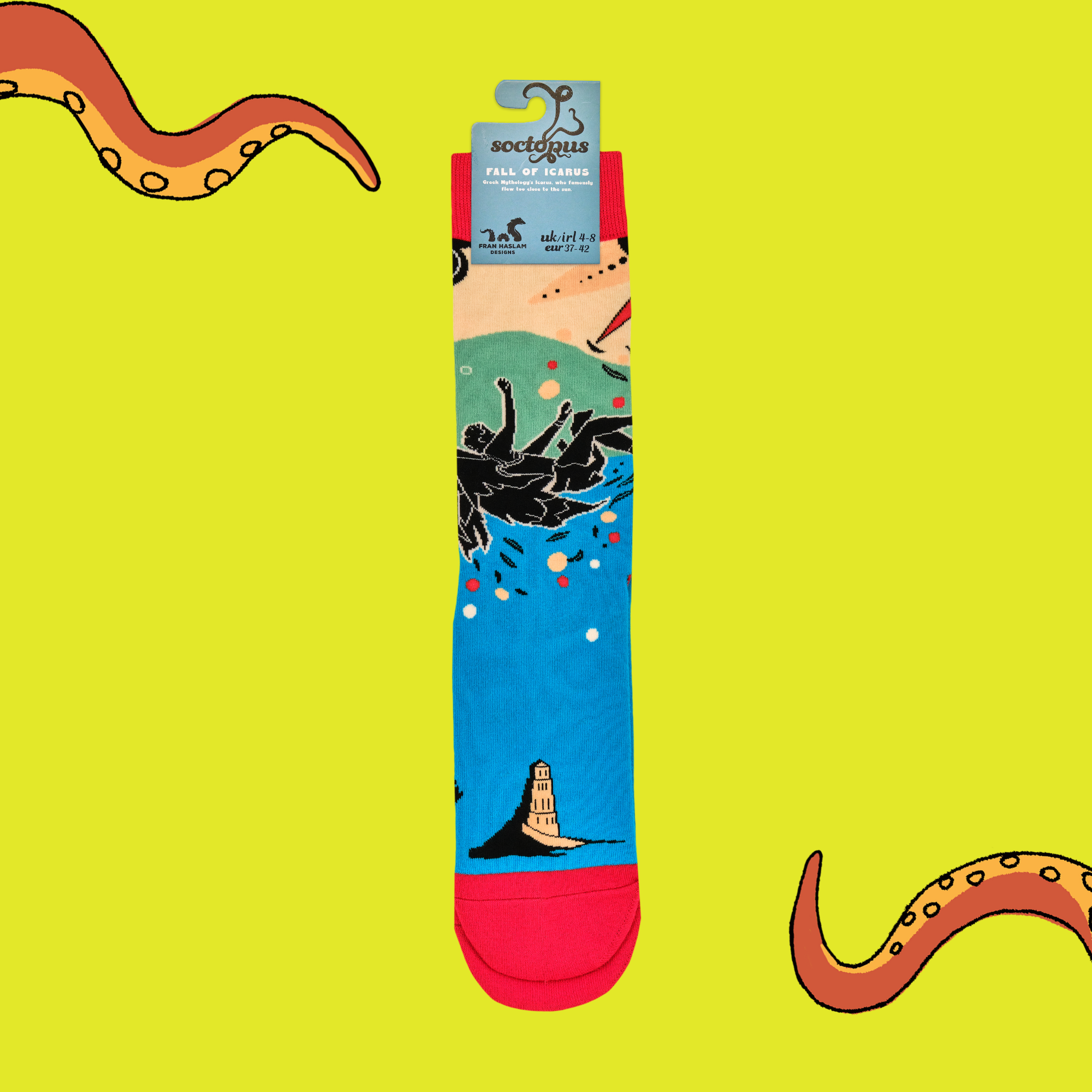 Fall of Icarus Socks - Fran Haslam