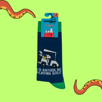 I'd Rather be Playing Golf Socks - Peanuts