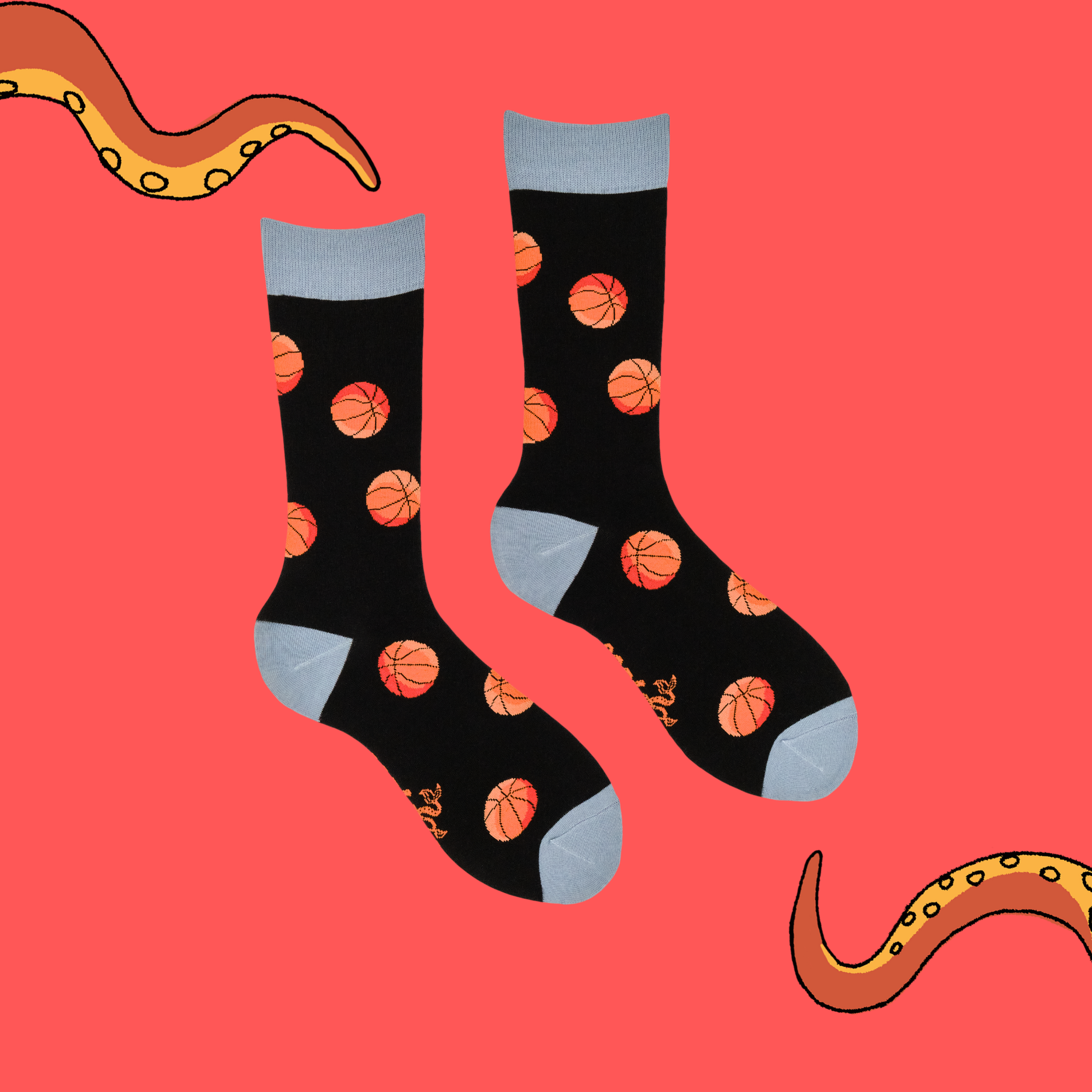 Basket Balls Bamboo Socks