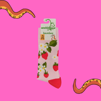 Bamboo Socks - Strawberries - Floorberries