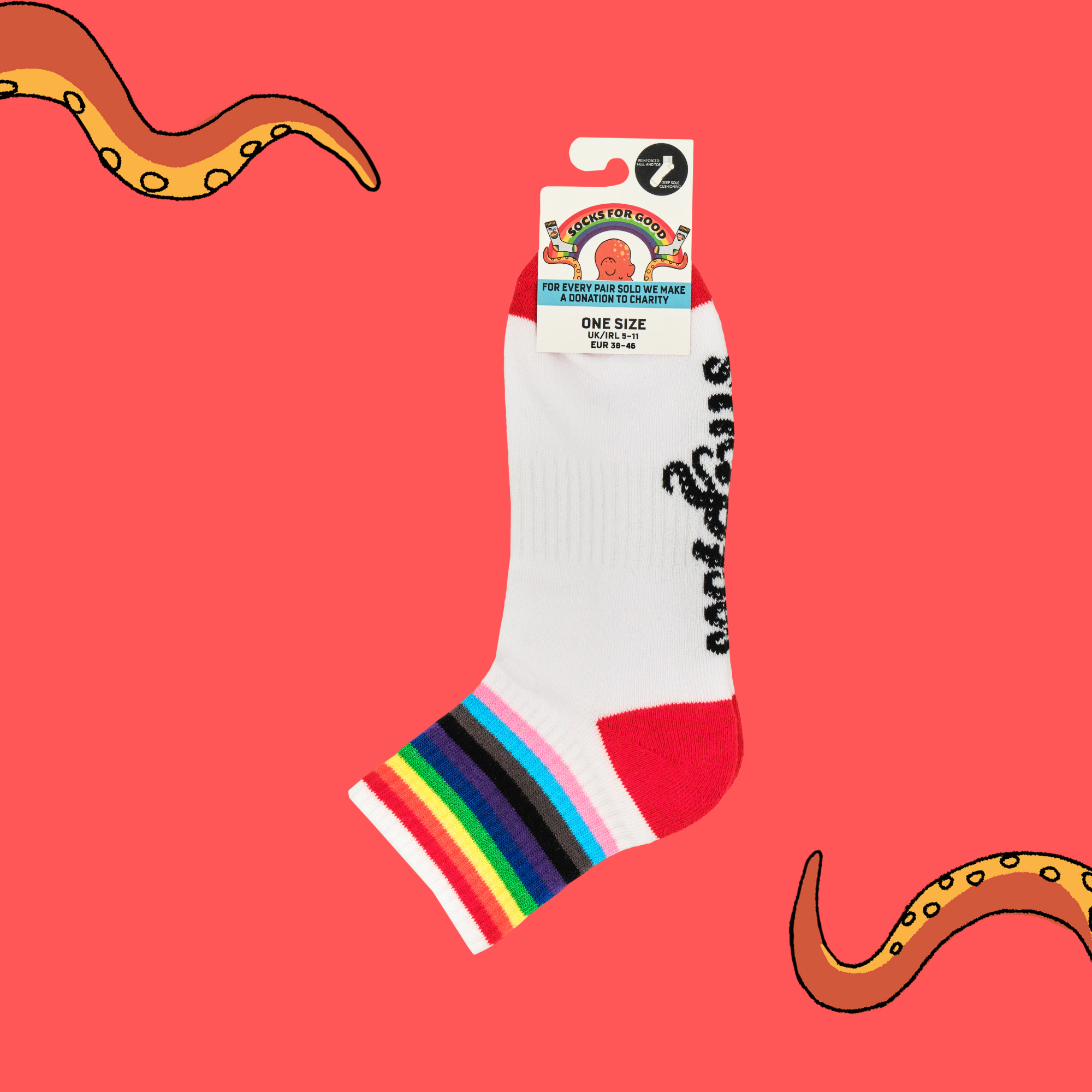 Pride Quarter Athletic Socks