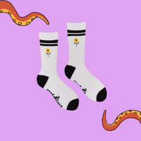 Sunflowers Athletic Socks