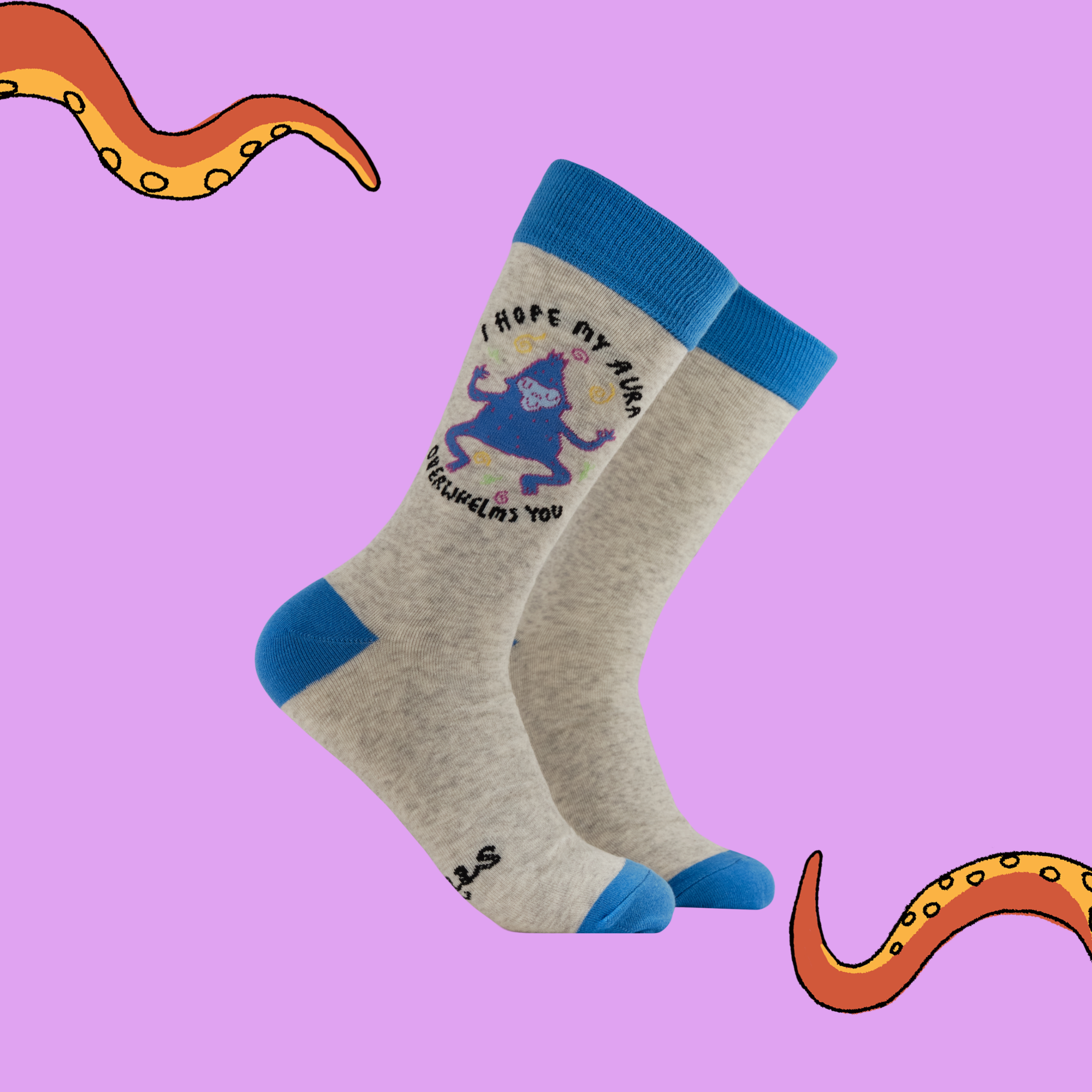Protect My Aura Socks - Socktopus X Katie Abey