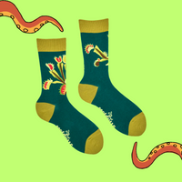 Venus Fly Trap Bamboo Socks