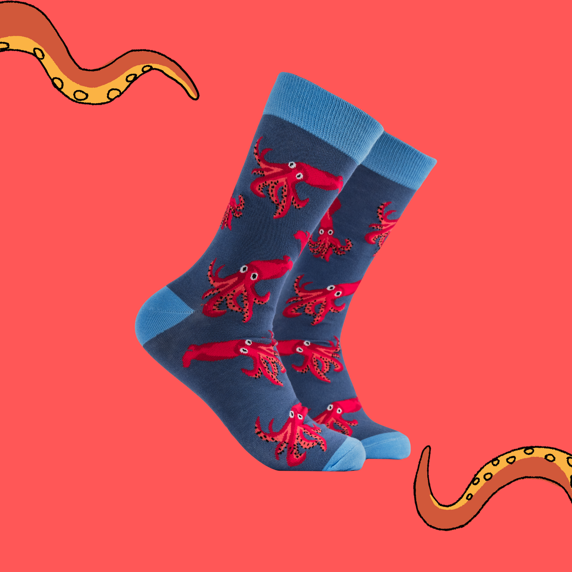 Squid Bamboo Socks - I'm Just Squidding