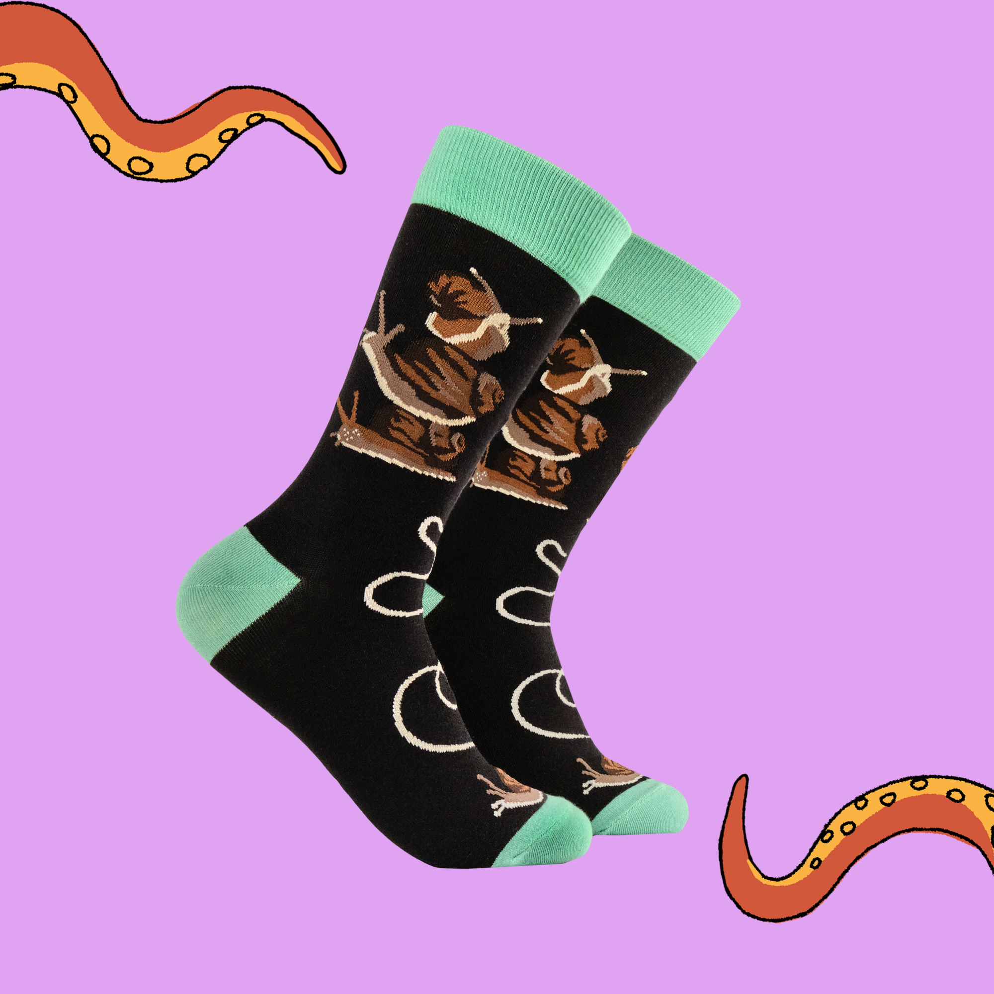 Snails Bamboo Socks