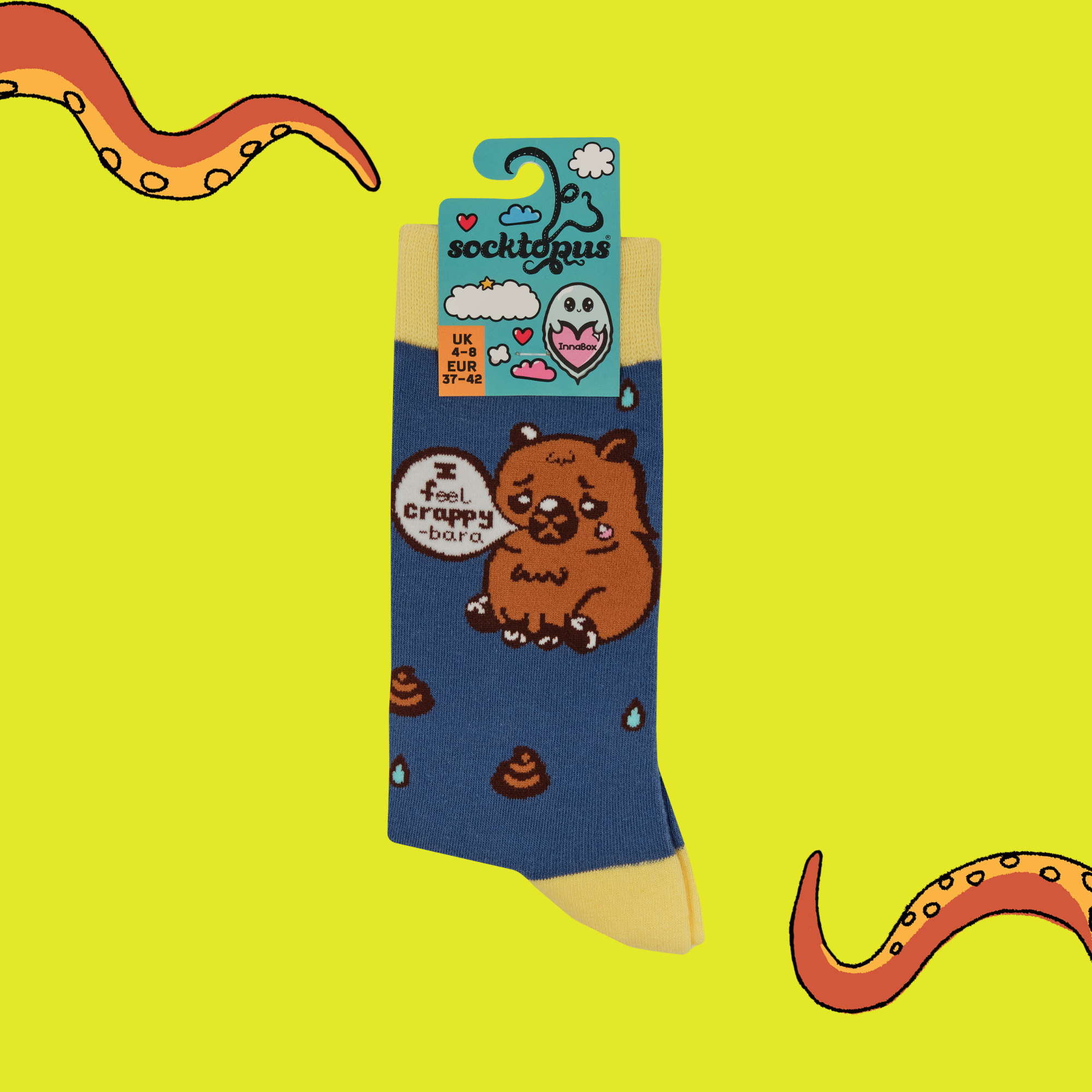 InnaBox - I feel Crappybara Socks