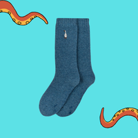 Goose Embroidered Boot Socks