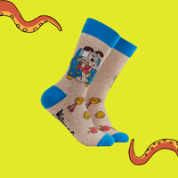 Gromit Knitting Socks - Wallace and Gromit