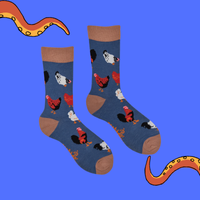 Chicken Bamboo Socks - Chick 'n' Mix