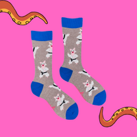 Karate Pig Socks - Pork Chop