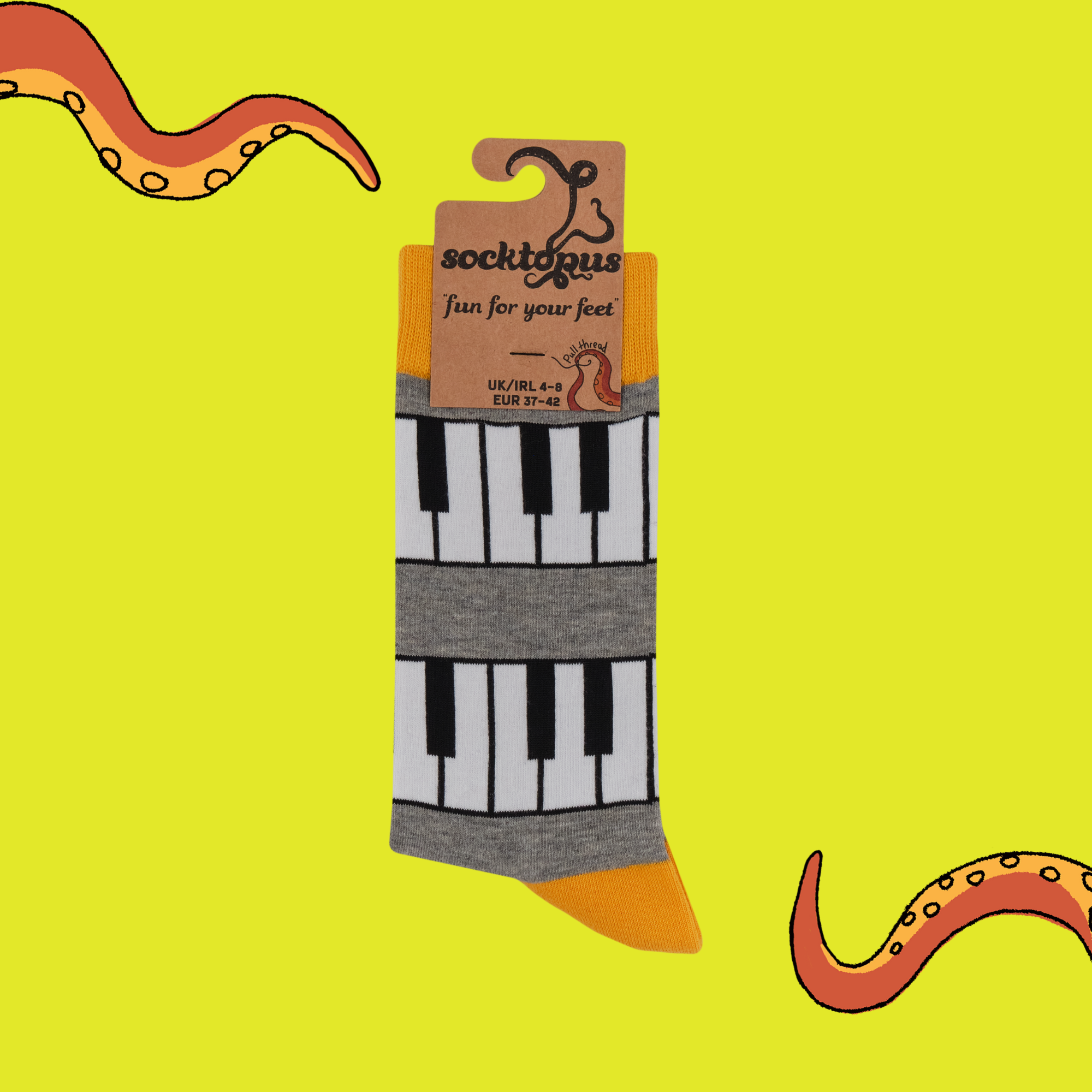 Piano Socks - Head, Shoulders, Keys & Toes