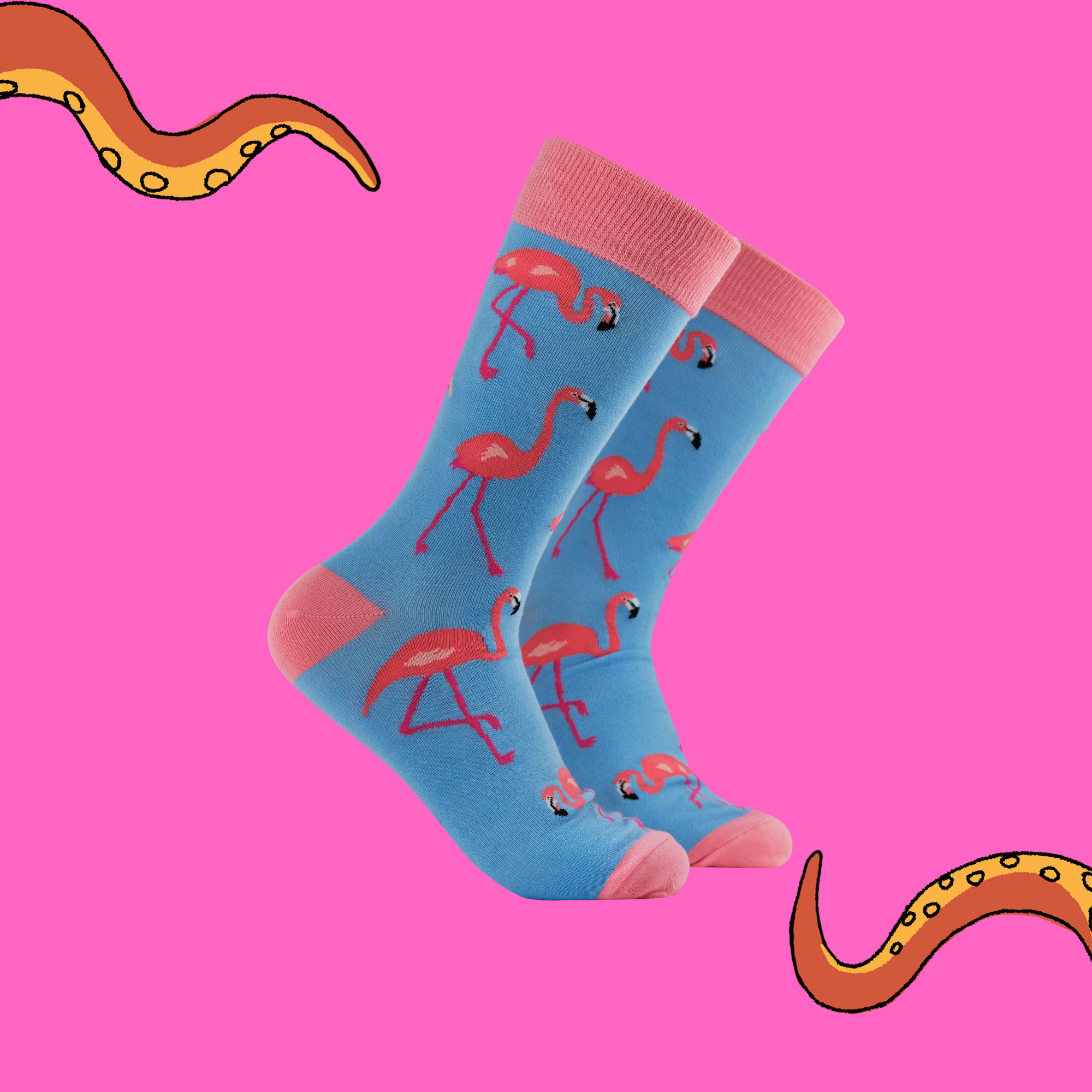 Flamingo Bamboo Socks - Flamintoes