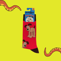 Fluffy Gromit Socks - Wallace and Gromit