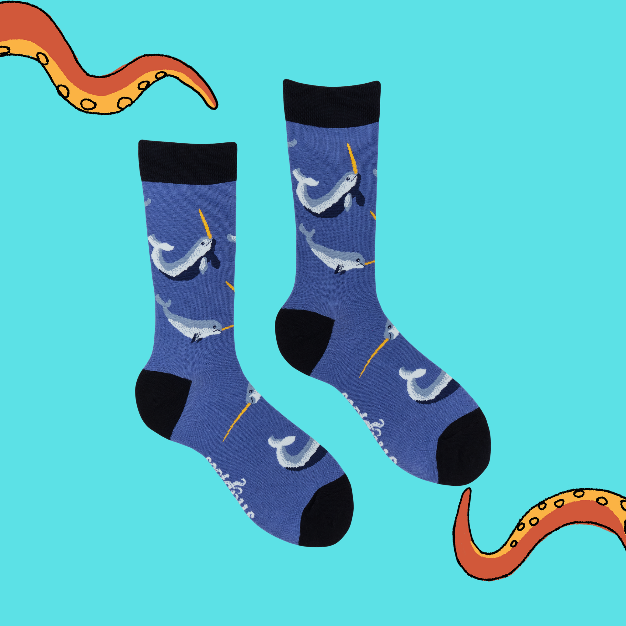 Narwhal Socks - Sea Unicorn
