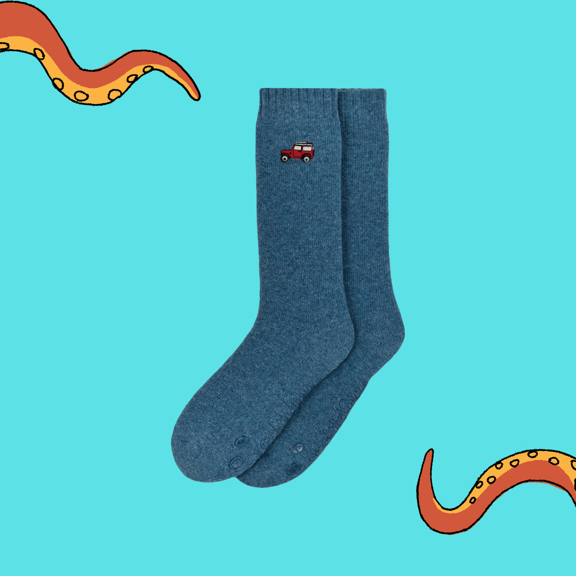 Land Rover Embroidered Boot Socks