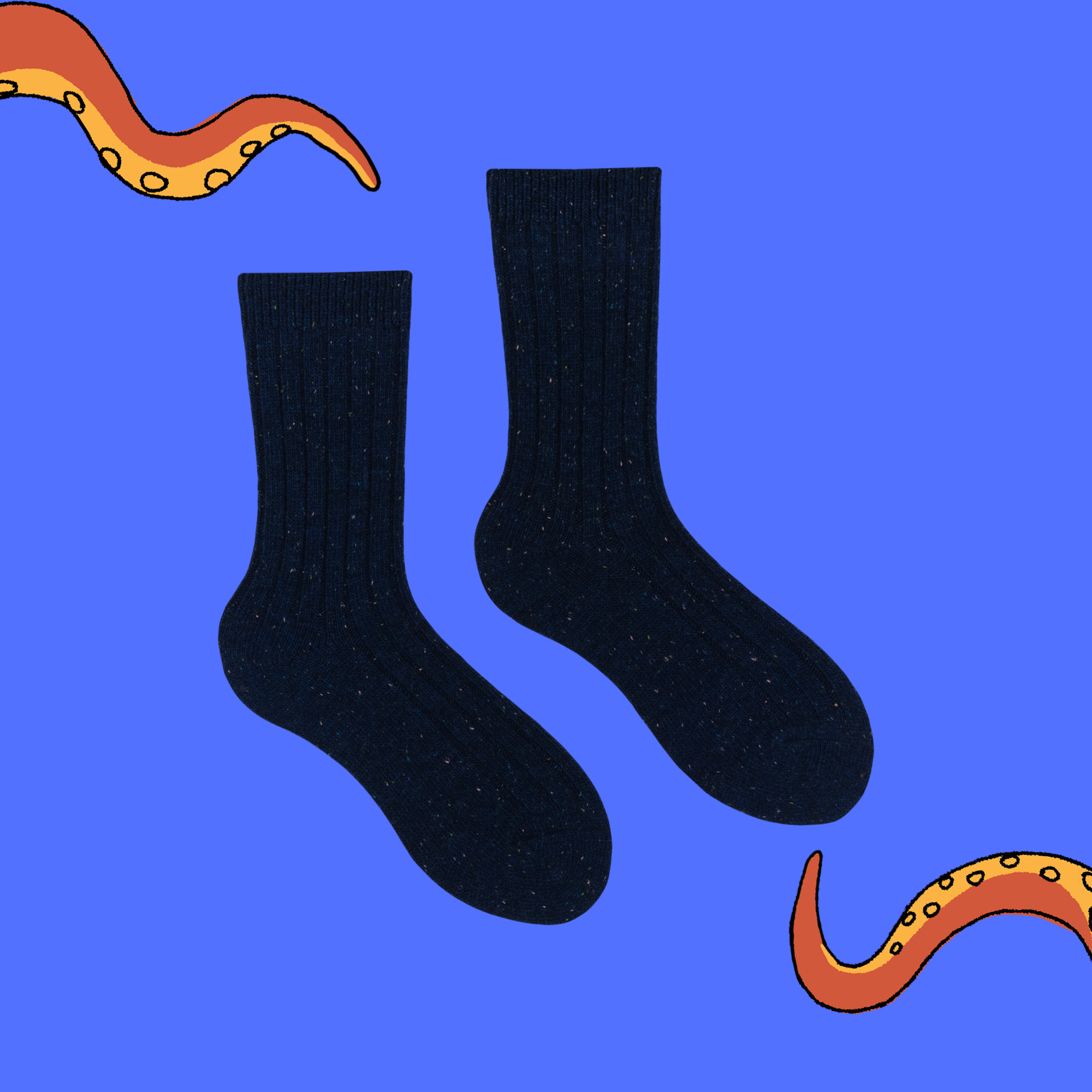 Ribbed Boot Socks
