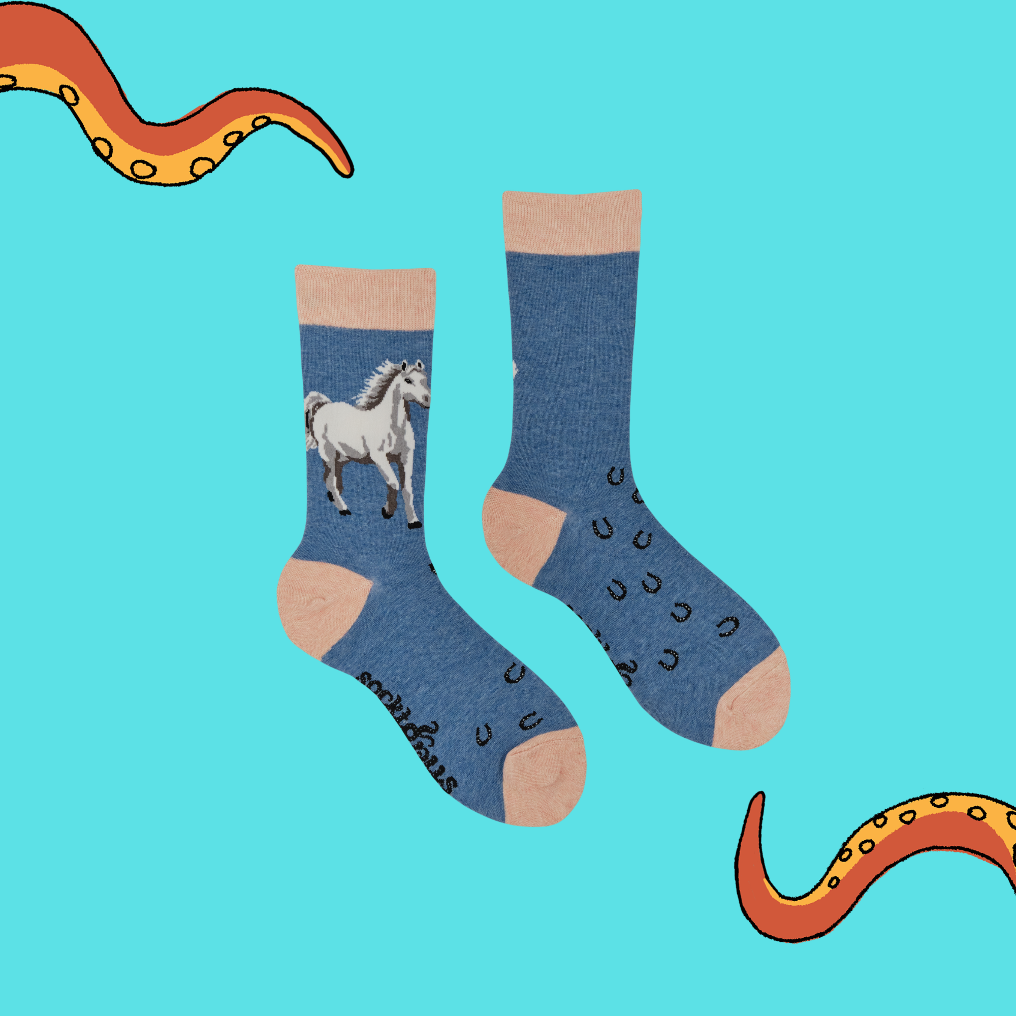 White Horse Socks