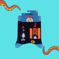 Break Out Feathers Socks - Wallace and Gromit