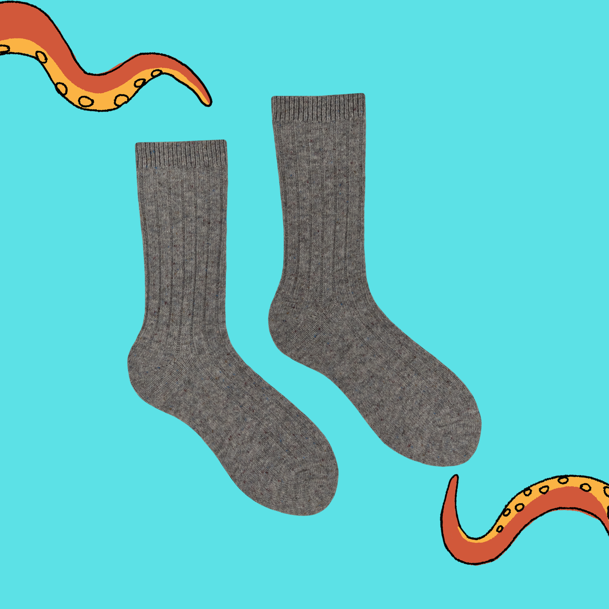 Ribbed Boot Socks