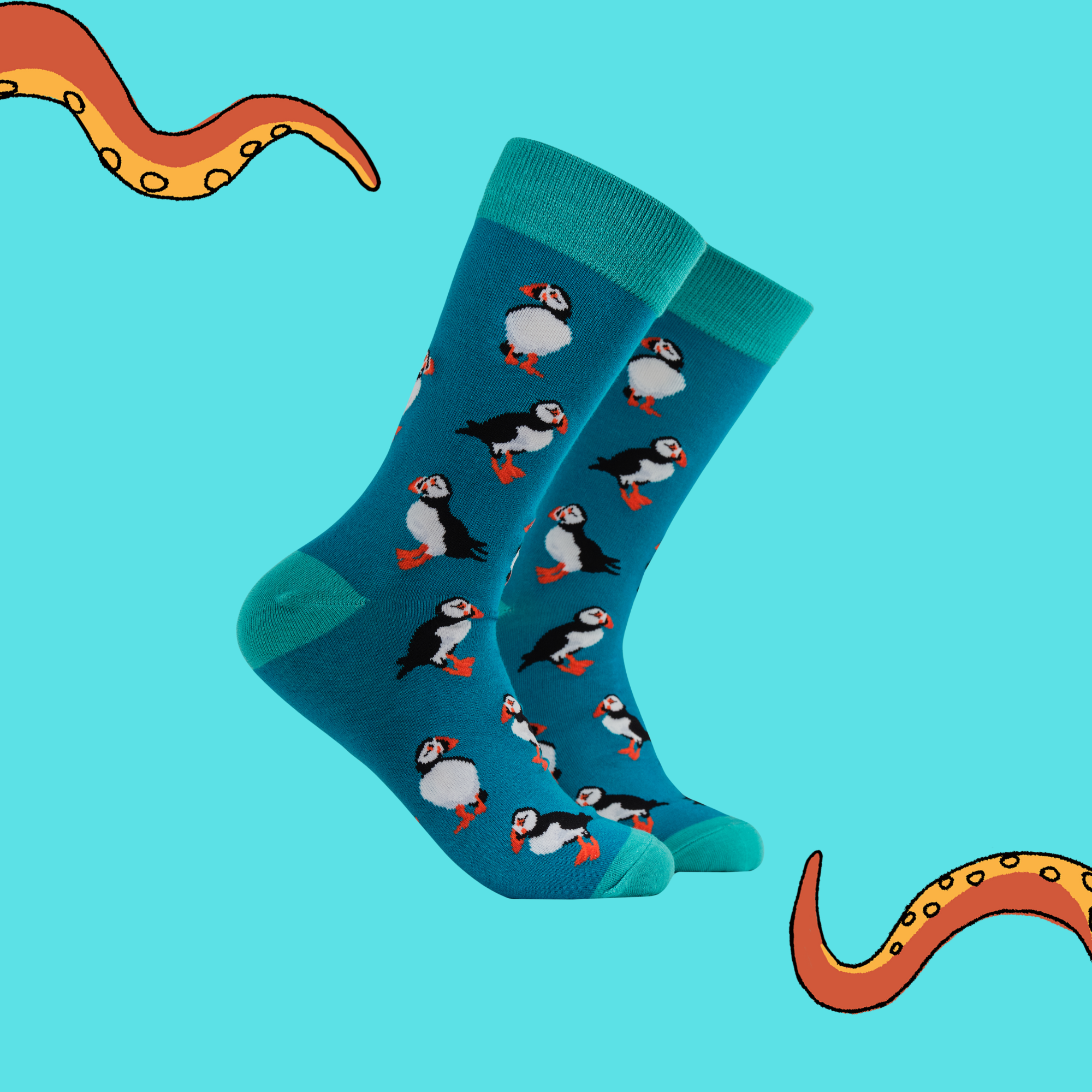 Puffin Bamboo Socks - Huffin' and Puffin'