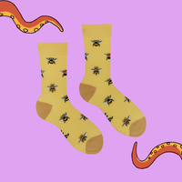 Bamboo Socks - Bee Happy