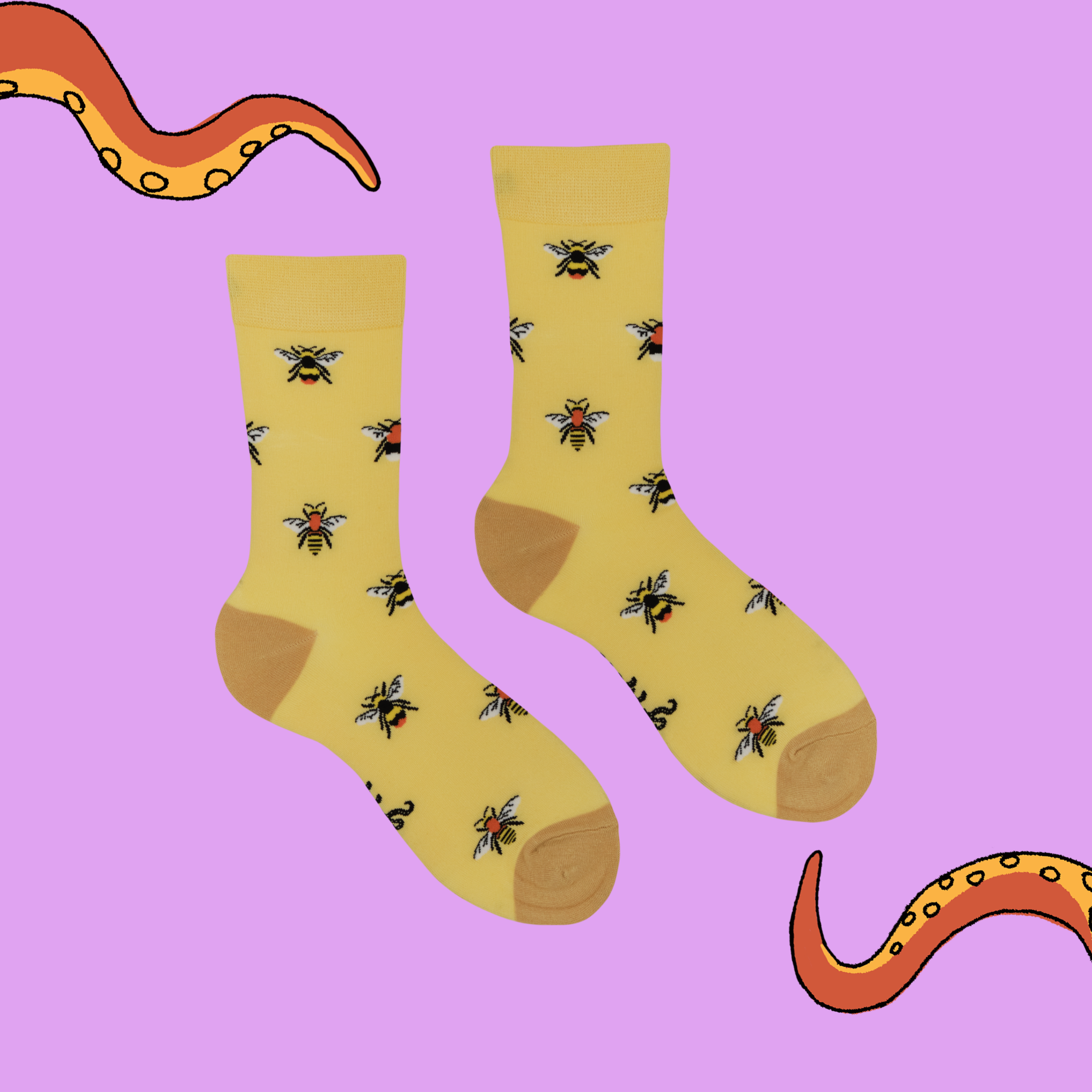 Bamboo Socks - Bee Happy