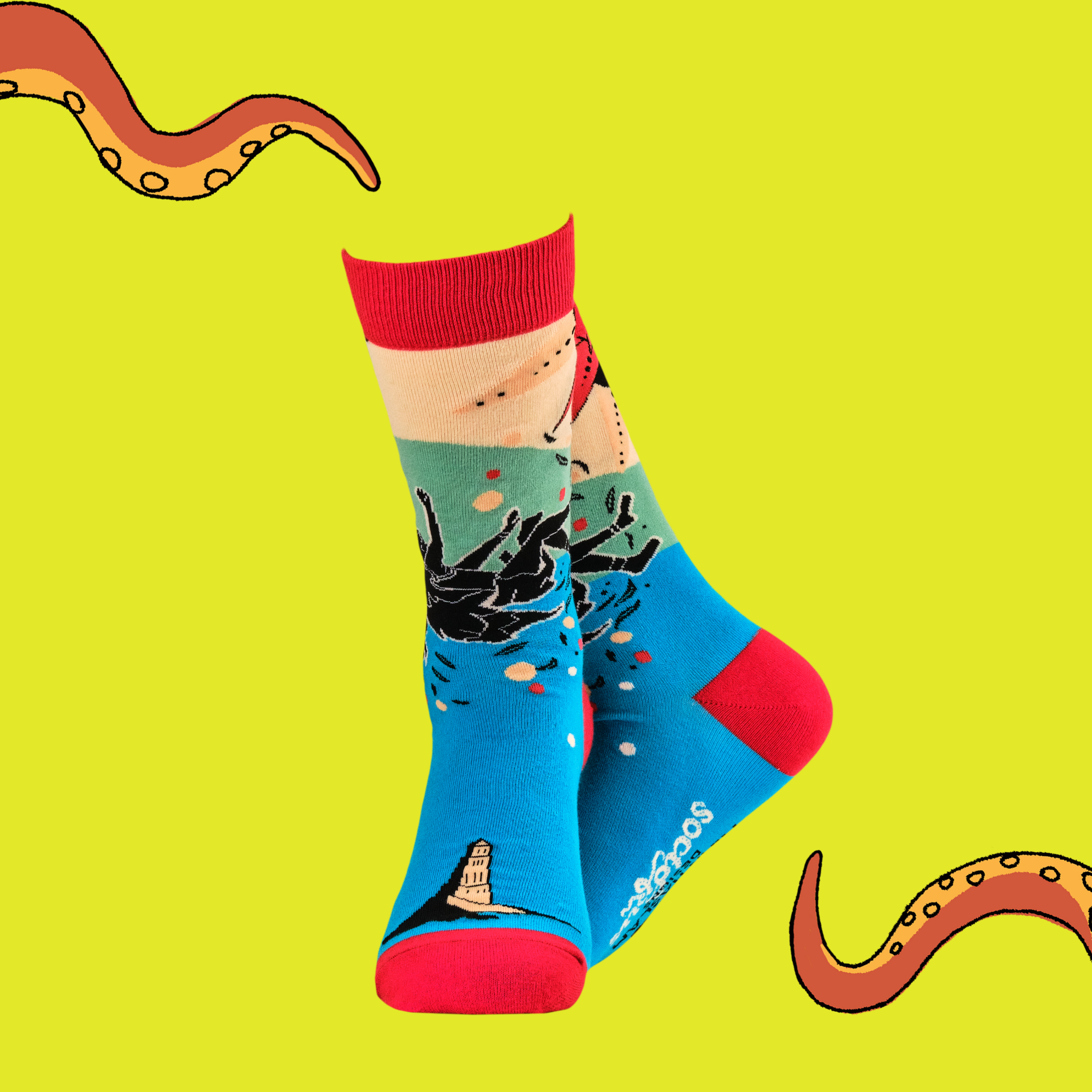 Fall of Icarus Socks - Fran Haslam