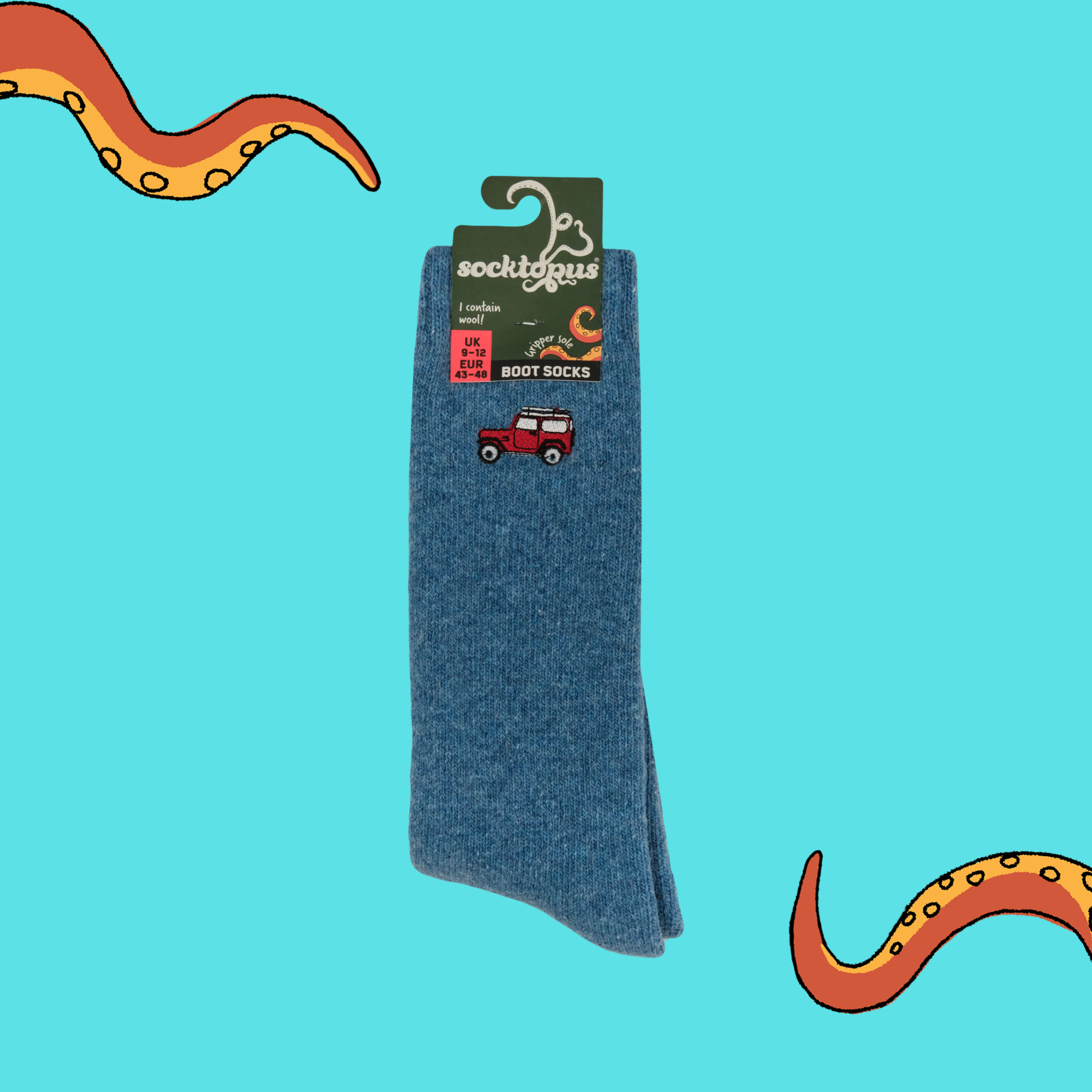 Land Rover Embroidered Boot Socks