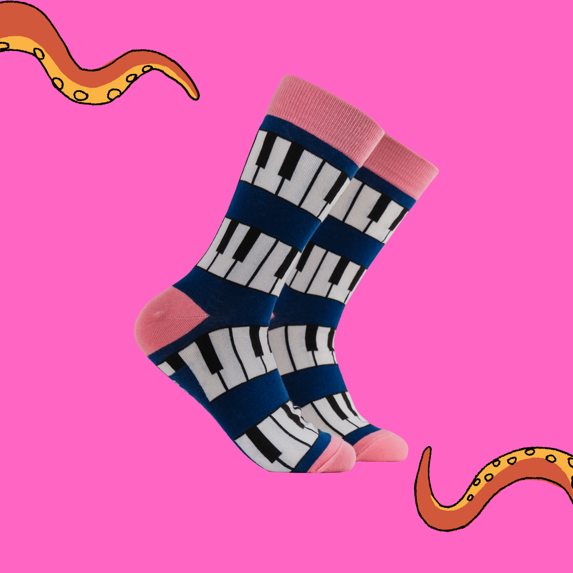 Piano Socks - Head, Shoulders, Keys & Toes