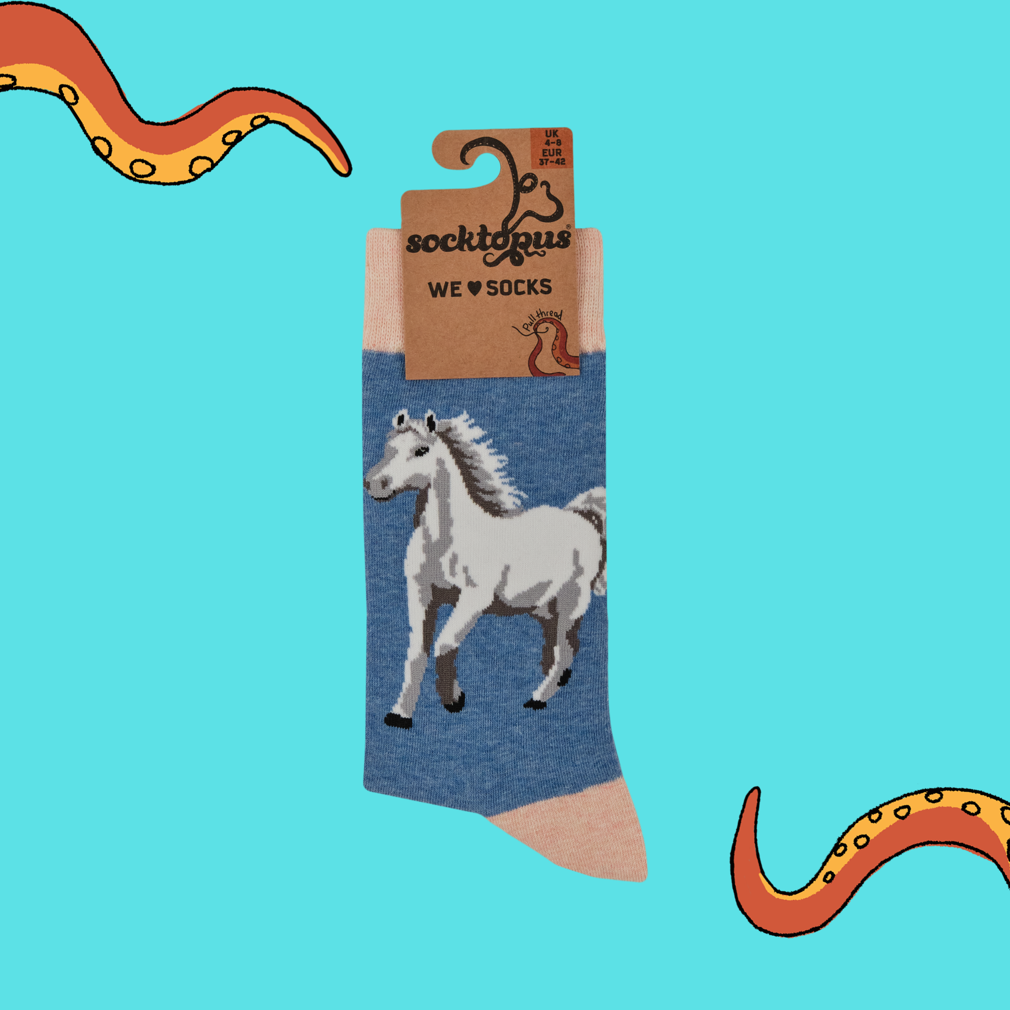 White Horse Socks