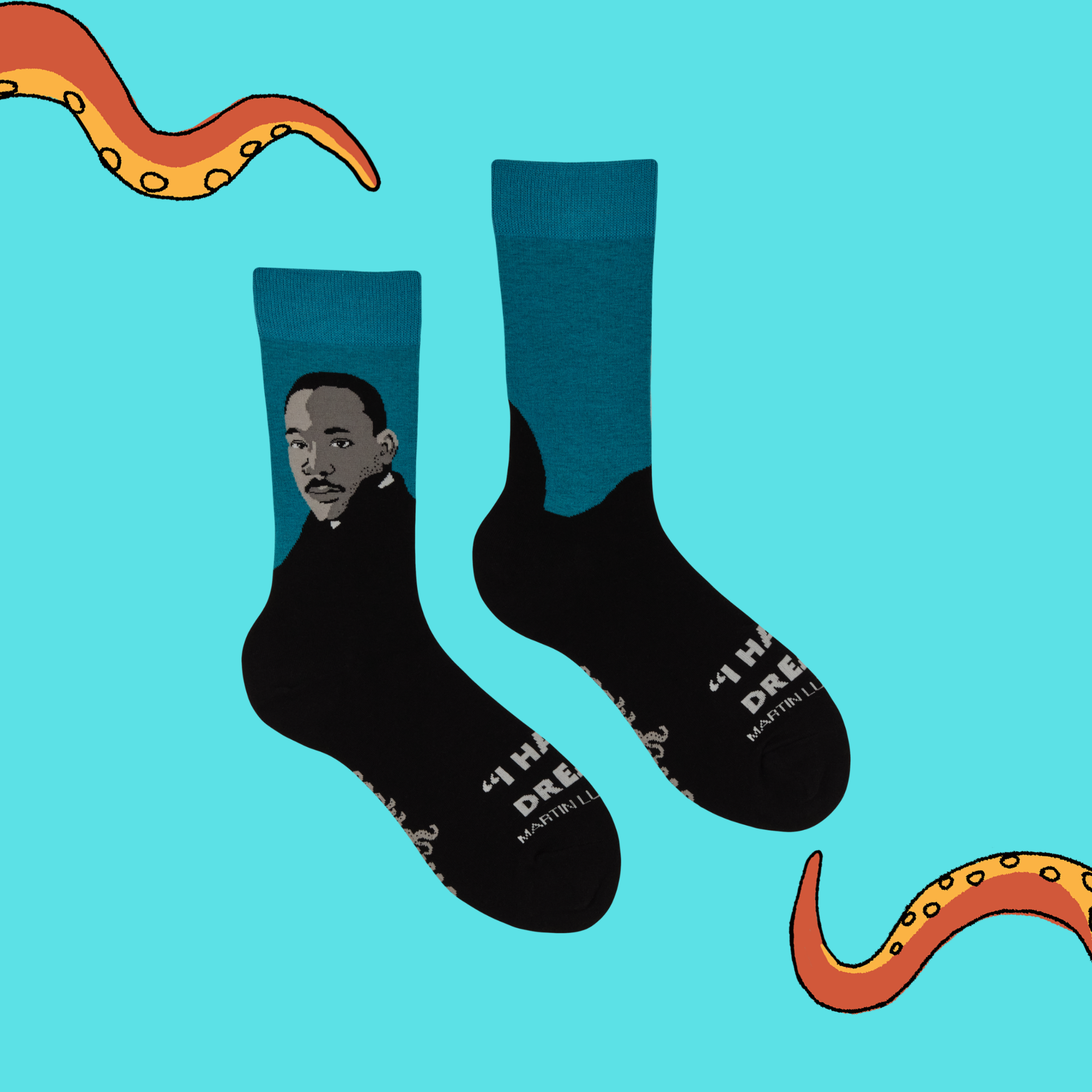 Martin Luther King Socks
