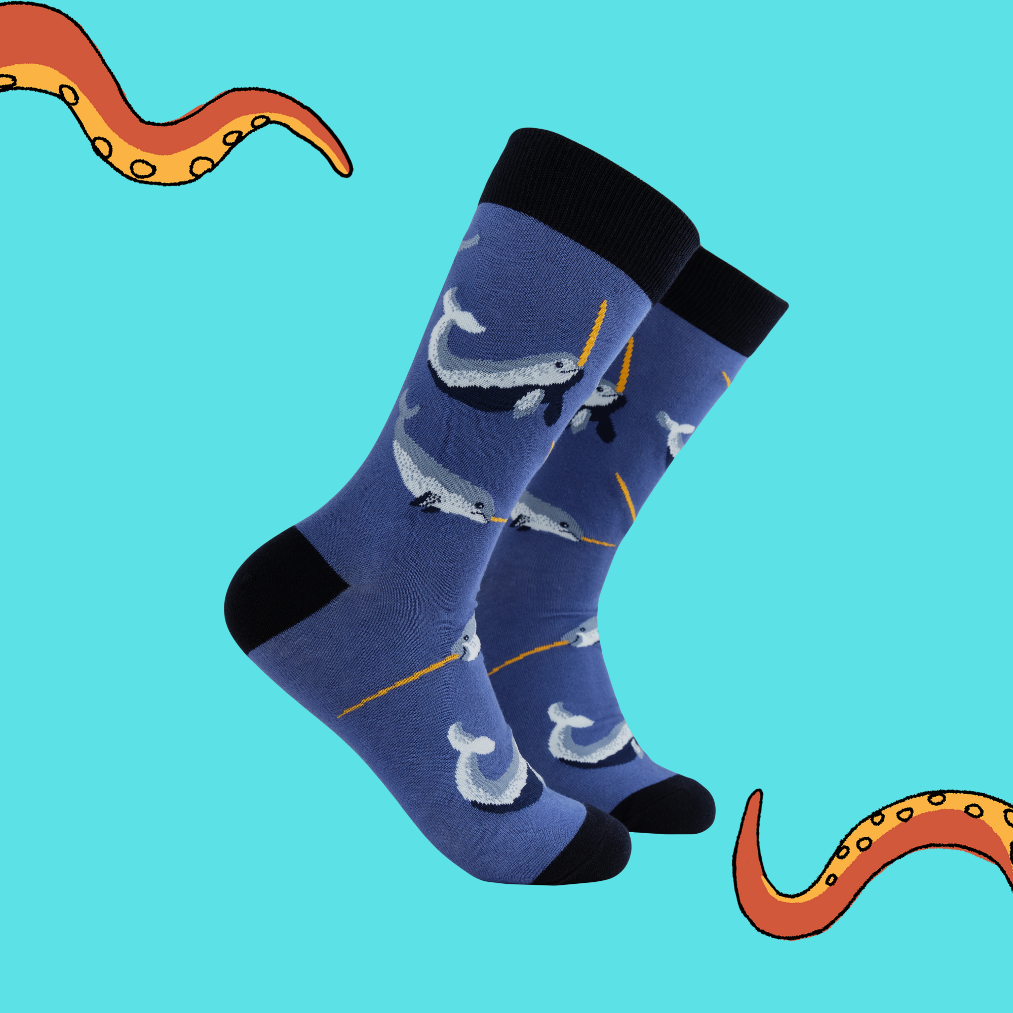 Narwhal Socks - Sea Unicorn