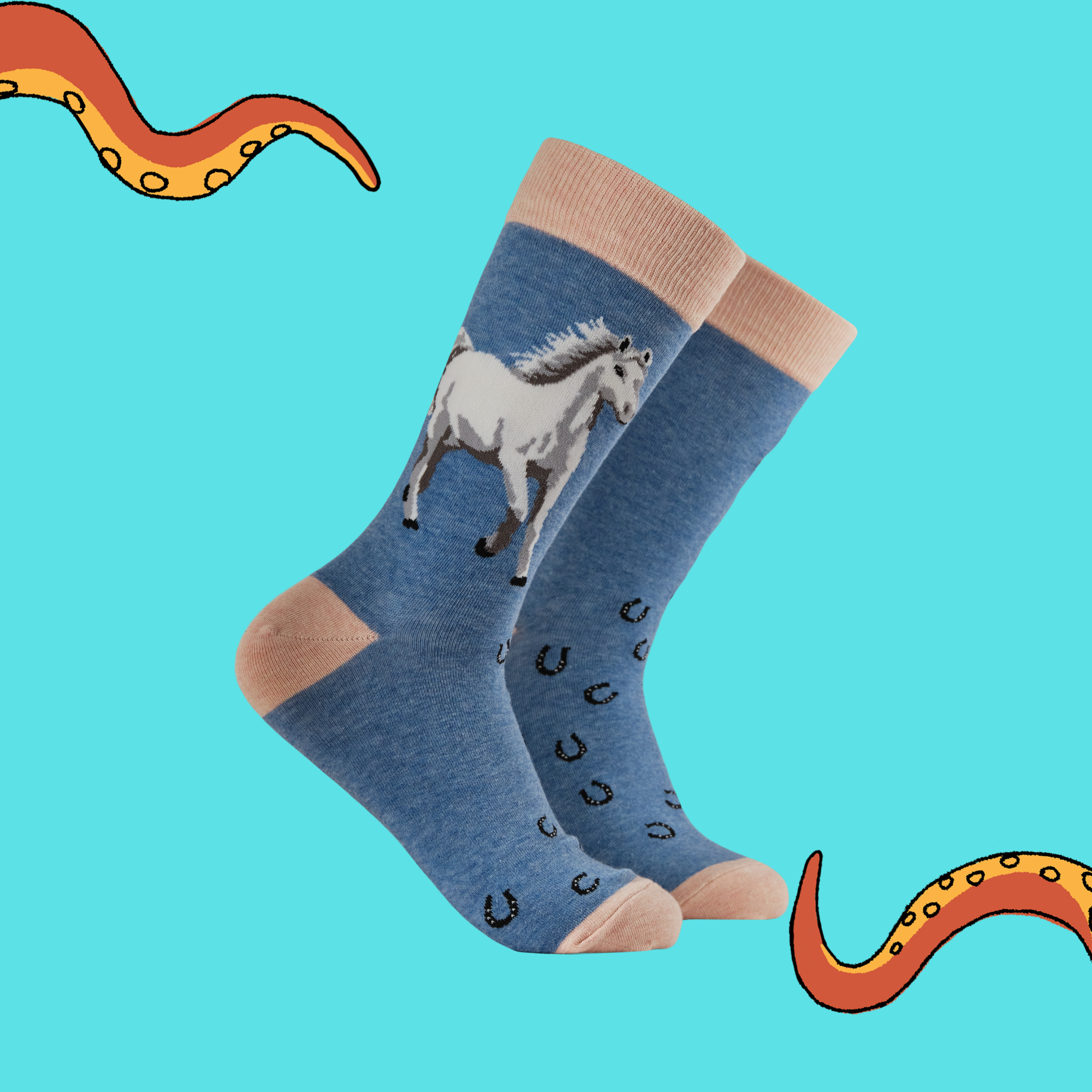 White Horse Socks