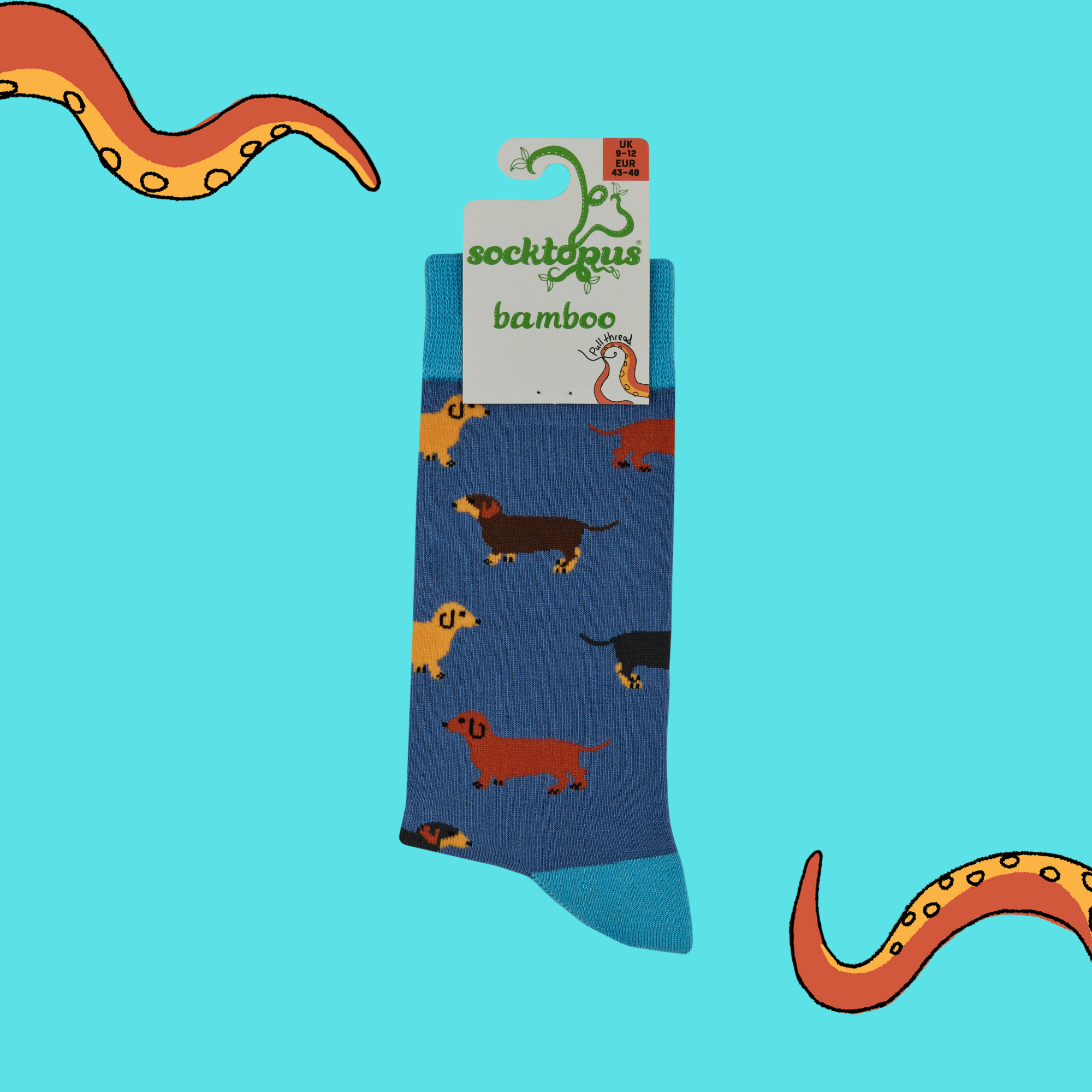 Dachshund Bamboo Socks - Dasch Stash