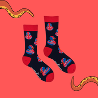 Union Jack Rubber Duck Socks