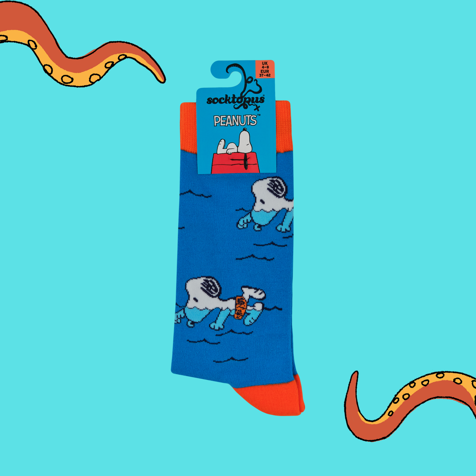Swimming Snoopy Socks - Peanuts