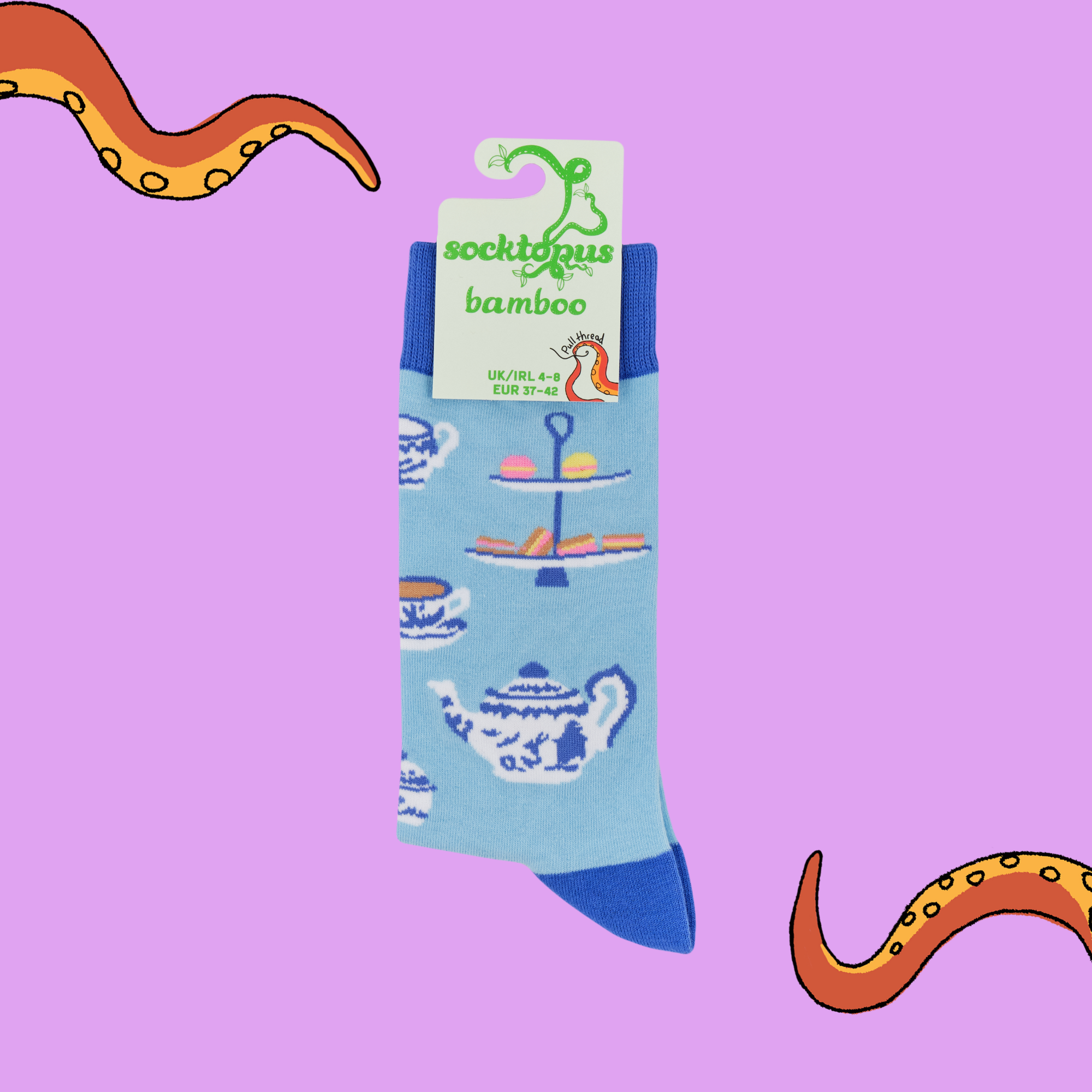 Scone Bamboo Socks - Jam or Cream First?