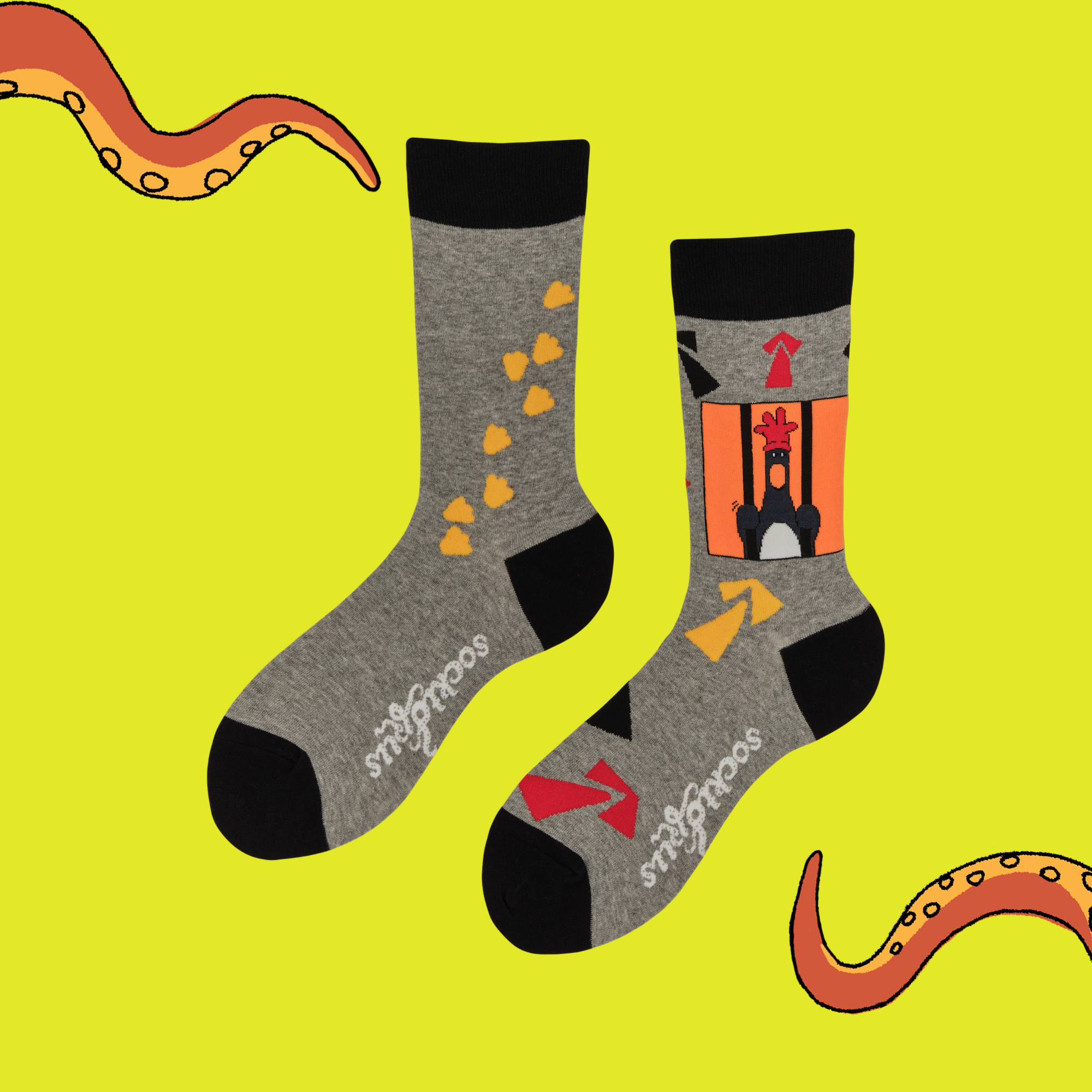 Break Out Feathers Socks - Wallace and Gromit