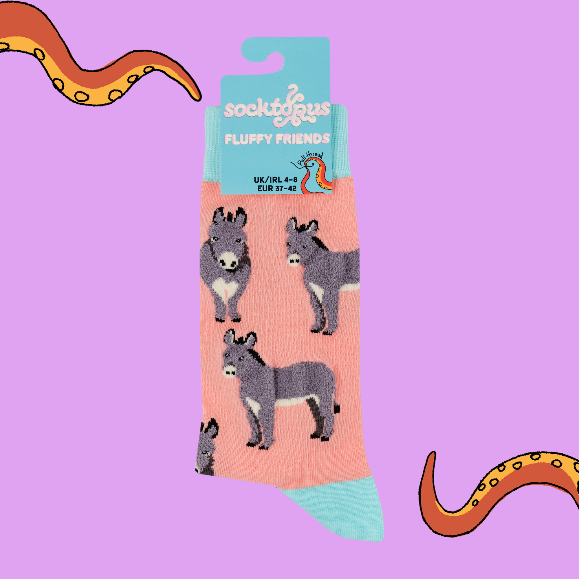 Fluffy Donkeys Socks