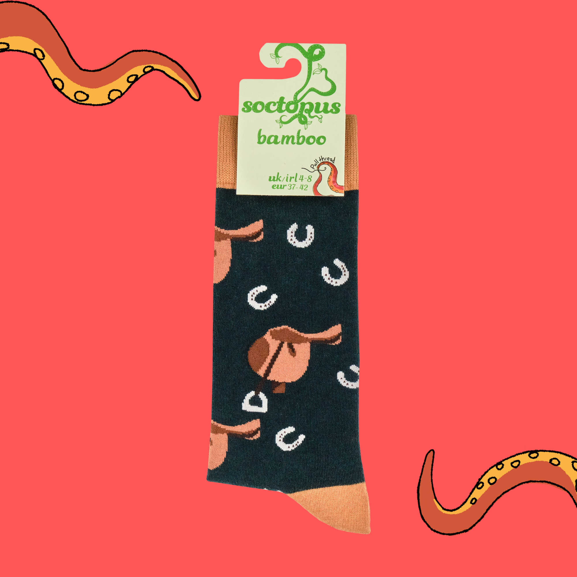 Saddles Bamboo Socks